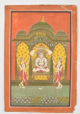 Lot 138 - A late 19th/early 20th century Indian gilt...