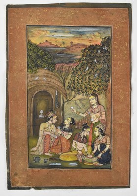 Lot 139 - A late 19th/early 20th century Indian gilt...