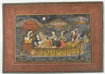 Lot 140 - A late 19th/early 20th century Indian gilt...