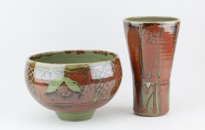 Lot 275 - DAVID FRITH (born 1943) for Brookhouse Pottery;...