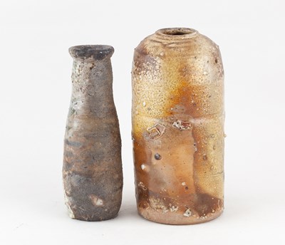 Lot 77 - NIC COLLINS (born 1958); a cylindrical wood...