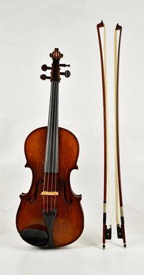 Lot 1509 - A full size German viola, Stradivarius copy,...