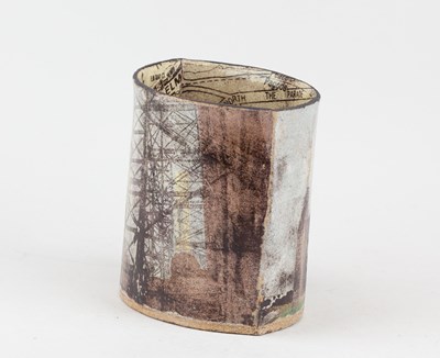 Lot 9 - ANNABEL FARADAY (born 1949); an oval...