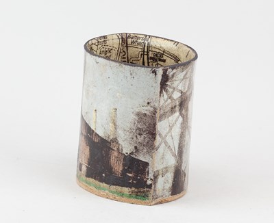 Lot 9 - ANNABEL FARADAY (born 1949); an oval...