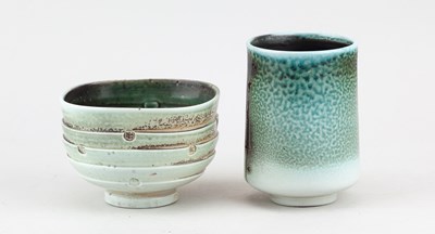 Lot 38 - JACK DOHERTY (born 1948); a porcelain yunomi...