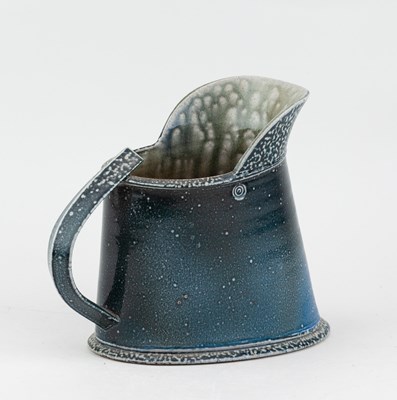 Lot 140 - WALTER KEELER (born 1942); a salt glazed jug,...