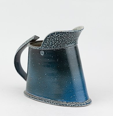 Lot 140 - WALTER KEELER (born 1942); a salt glazed jug,...