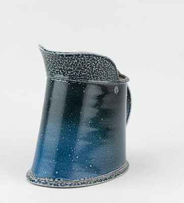 Lot 140 - WALTER KEELER (born 1942); a salt glazed jug,...