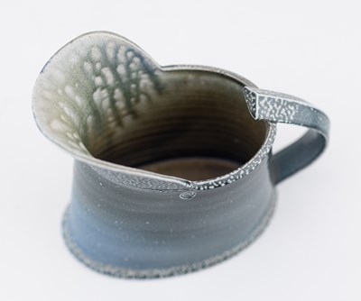 Lot 140 - WALTER KEELER (born 1942); a salt glazed jug,...