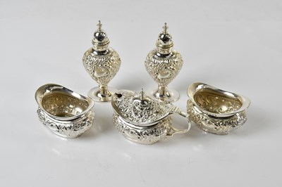 Lot 1452 - JOSEPH GLOSTER; an Edward VII hallmarked...