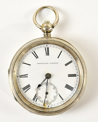Lot 1485 - A Victorian hallmarked silver key wind open...