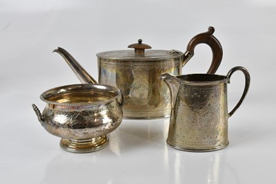 Lot 1431 - HENRY STRATFORD; a Victorian hallmarked silver...