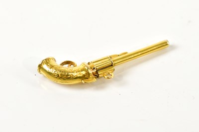 Lot 1476 - A Victorian yellow metal pocket watch key...