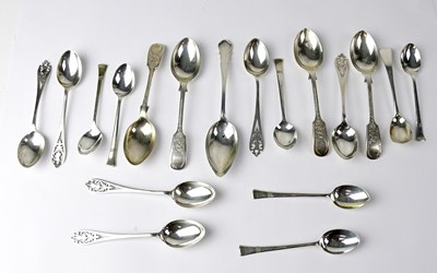 Lot 668 - Various silver coffee, tea, grapefruit and...