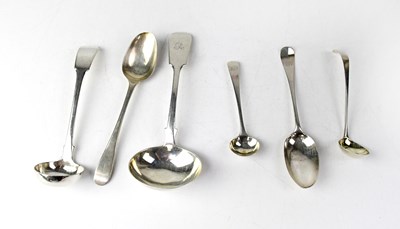 Lot 670 - Six various hallmarked silver spoons...
