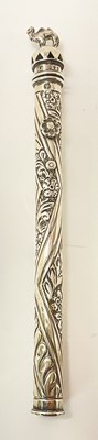 Lot 1056 - SAMUEL JACOB; a late Victorian hallmarked...