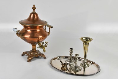Lot 1416 - A small collection of electroplate including a...