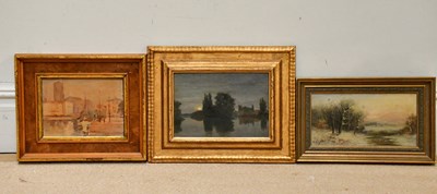 Lot 1726 - L VOIGT; oil on panel, still life, signed, a...