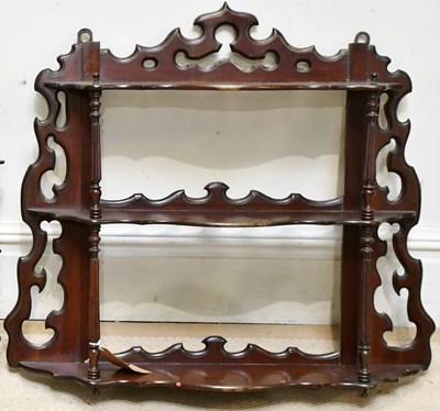 Lot 160 - A 19th century mahogany serpentine fronted...