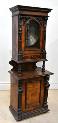 Lot 2885 - A late 19th century walnut Symphonion playing...