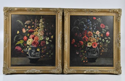Lot 1718 - ROGER JOHN COLLINS; a pair of oils on board,...