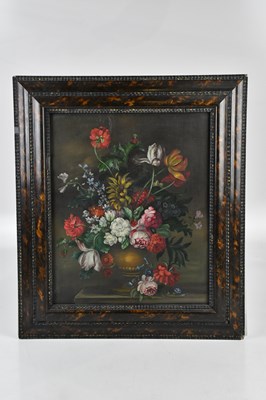 Lot 1719 - UNATTRIBUTED; oil on canvas, still life study...