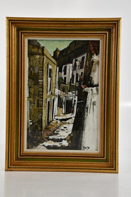 Lot 3034 - ELIZABETH FINN (1933-2019); oil on board, 'old...