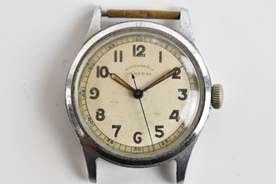 Lot 605 - GENERAL WATCH CO, SWITZERLAND; a gentleman's...