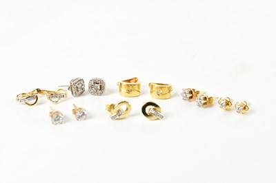 Lot 1691 - A group of 9ct yellow gold, yellow metal and...