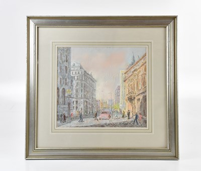 Lot 1759 - LIZ TAYLOR (20th century); pastel, 'King...
