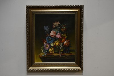 Lot 1722 - WENZEL ADAM RUDORFER; oil on canvas, still...