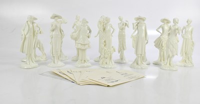 Lot 2729 - ROYAL WORCESTER; a group of fourteen figures...