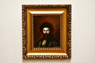 Lot 1723 - UNATTRIBUTED; oil on canvas, portrait of...