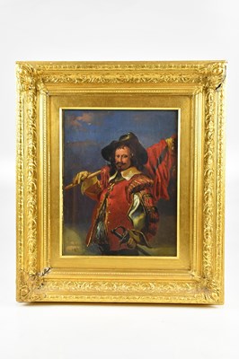 Lot 1712 - 19TH CENTURY; oil on board, cavalier, 32 x...