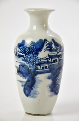 Lot 2855 - A 19th century Chinese porcelain blue and...
