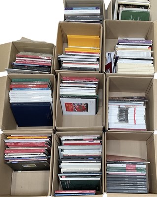 Lot 444 - Eleven boxes of auction catalogues, mainly...