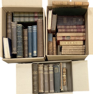 Lot 437 - Three boxes of 19th century and later...