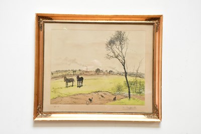 Lot 1668 - G R RAFFAELLI; pencil signed print of donkeys...