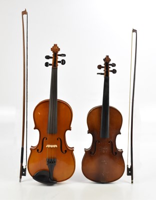 Lot 1623 - A full size modern Chinese violin, also a...