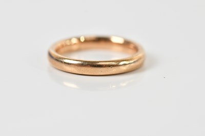Lot 188 - A 9ct yellow gold wedding band, size J, approx...