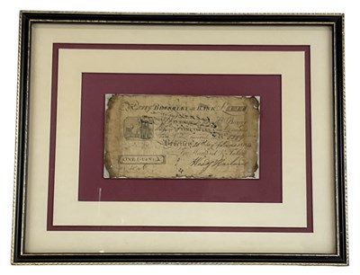 Lot 1629 - BEVERLEY OLD BANK; an 1804 one guinea...