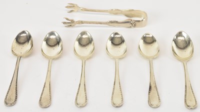 Lot 1339 - VINERS; six hallmarked silver teaspoons,...