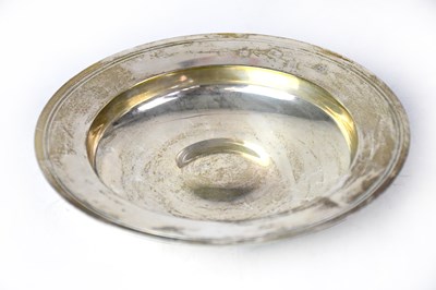 Lot 624 - An Elizabeth II hallmarked silver shallow bowl,...
