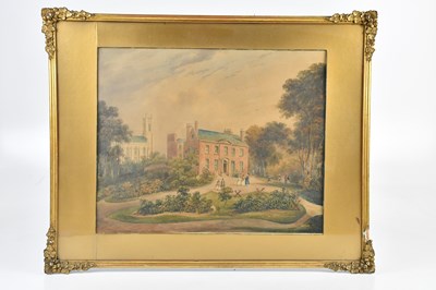 Lot 1689 - UNATTRIBUTED; watercolour, 'Ordsley House...