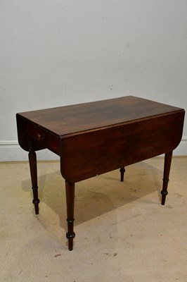 Lot 164 - A Victorian mahogany Pembroke table with end...