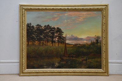 Lot 2995 - 19TH CENTURY ENGLISH SCHOOL: oil on canvas,...