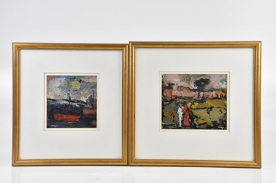 Lot 1772 - HESKEL JOORY (1925-2015); two oils on board,...